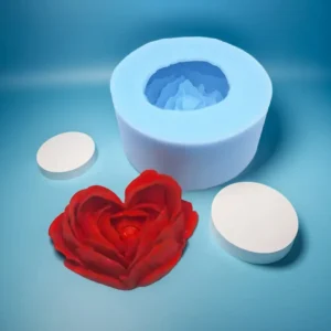 قالب سیلیکونی گل رز قلبی